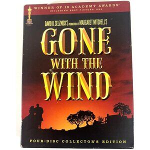 Gone With The Wind Four-Disc Collectors Edition Clark Gabble Vivien Leigh